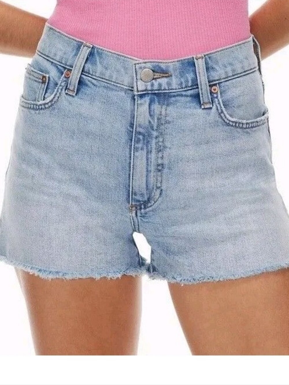 Denim Forum Aritzia The Romy Slim Short Jean Shorts Size 25
